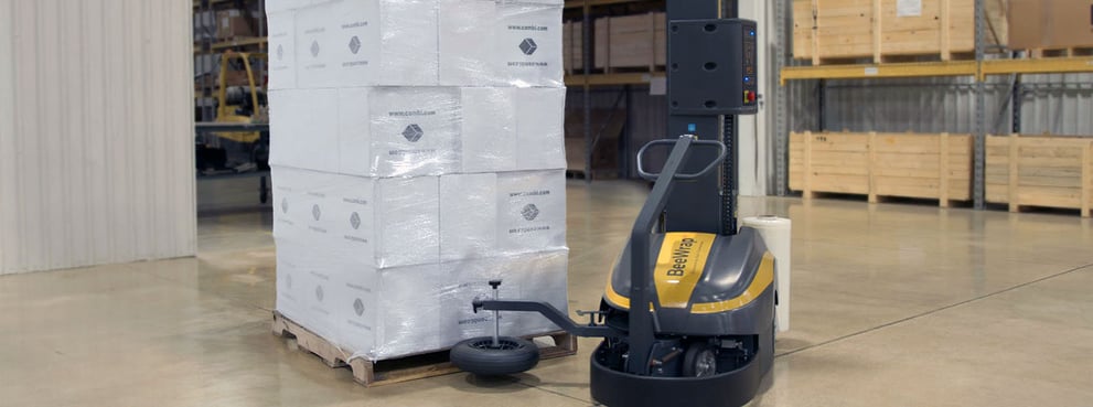 Lear Wrapper Mobile Robotic Stretch Wrapper Solution | BeeWrap+ | Combi Packaging ...
